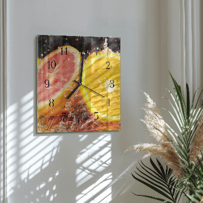 Reloj de vidrio Fruta