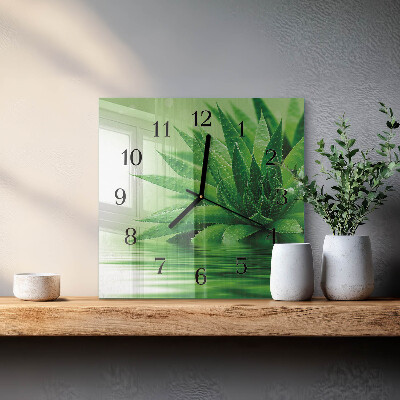 Reloj de vidrio Áloe