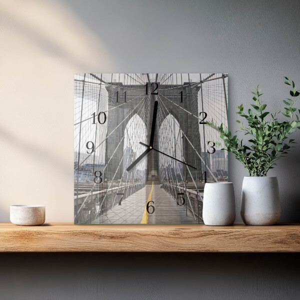 Reloj de vidrio Puente de Brooklyn