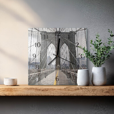 Reloj de vidrio Puente de Brooklyn