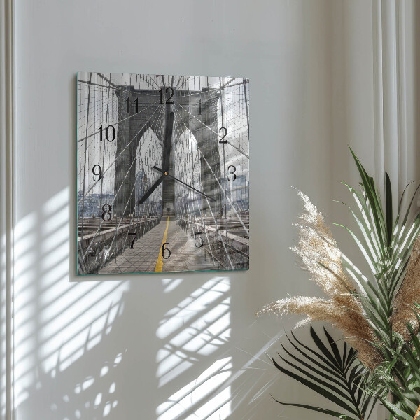 Reloj de vidrio Puente de Brooklyn