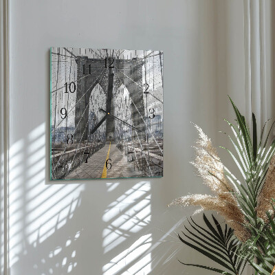 Reloj de vidrio Puente de Brooklyn