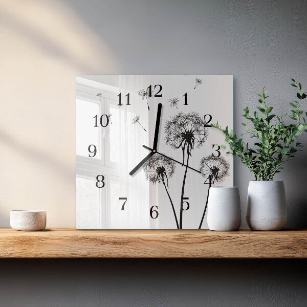 Reloj de vidrio Diente de león