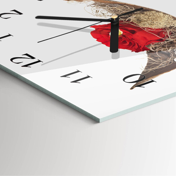 Reloj de vidrio Rosa