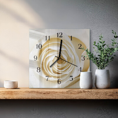 Reloj de vidrio Rosa