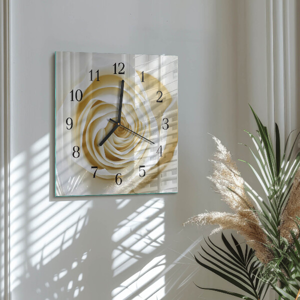 Reloj de vidrio Rosa