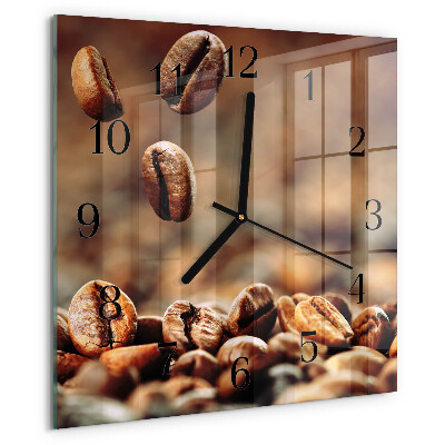 Reloj de vidrio Granos de café