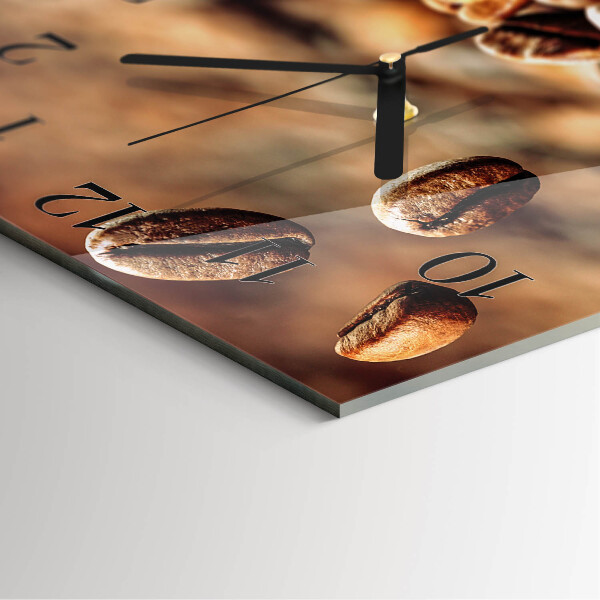 Reloj de vidrio Granos de café