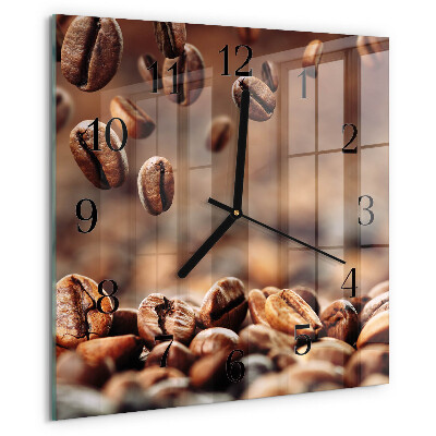 Reloj de vidrio Granos de café