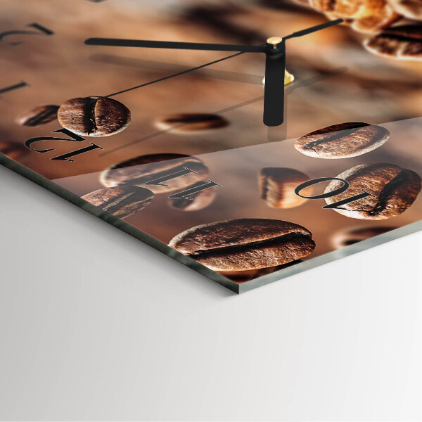 Reloj de vidrio Granos de café