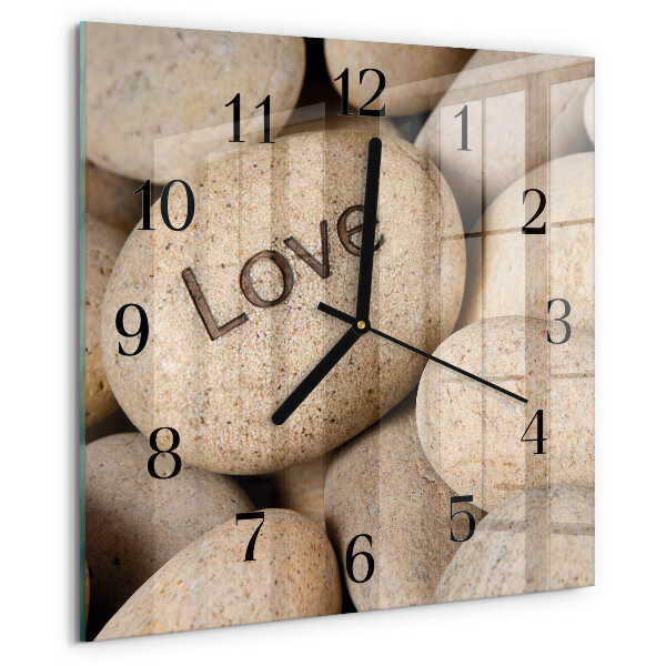 Reloj de vidrio Piedras