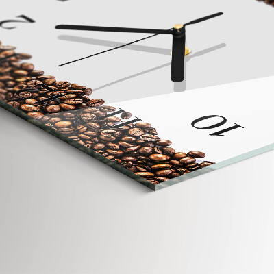 Reloj de vidrio Granos de café