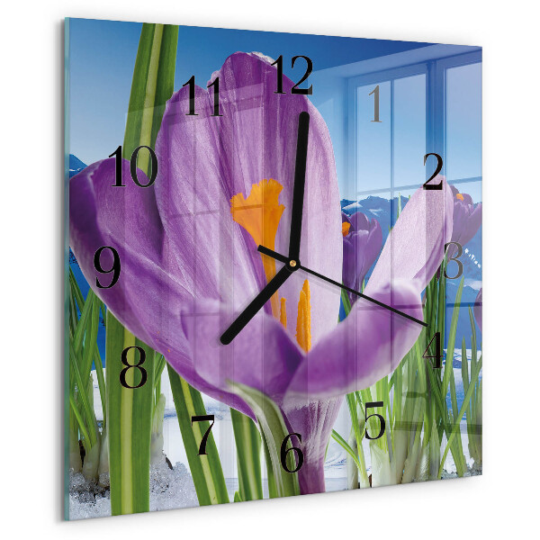 Reloj de vidrio Primavera