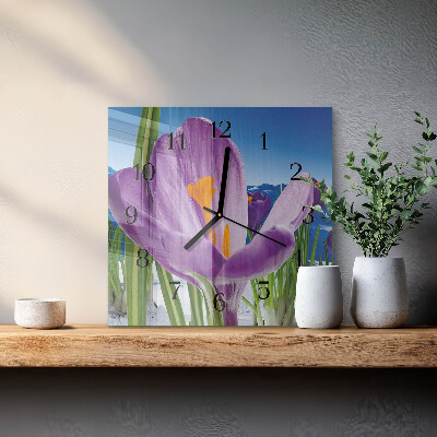 Reloj de vidrio Primavera