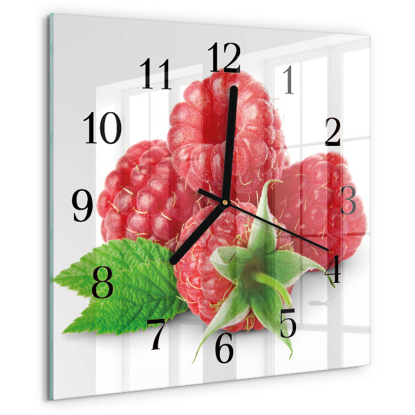 Reloj de vidrio Frambuesas