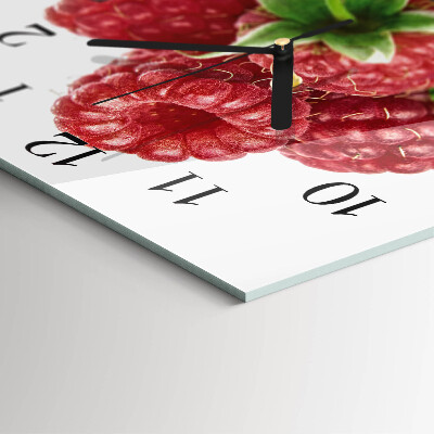 Reloj de vidrio Frambuesas