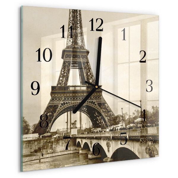 Reloj de vidrio París