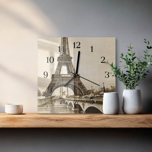 Reloj de vidrio París