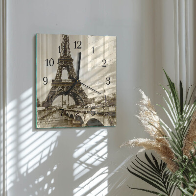 Reloj de vidrio París