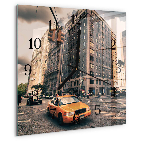 Reloj de vidrio Taxi