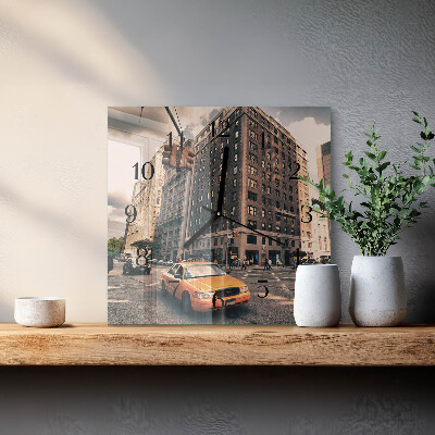 Reloj de vidrio Taxi
