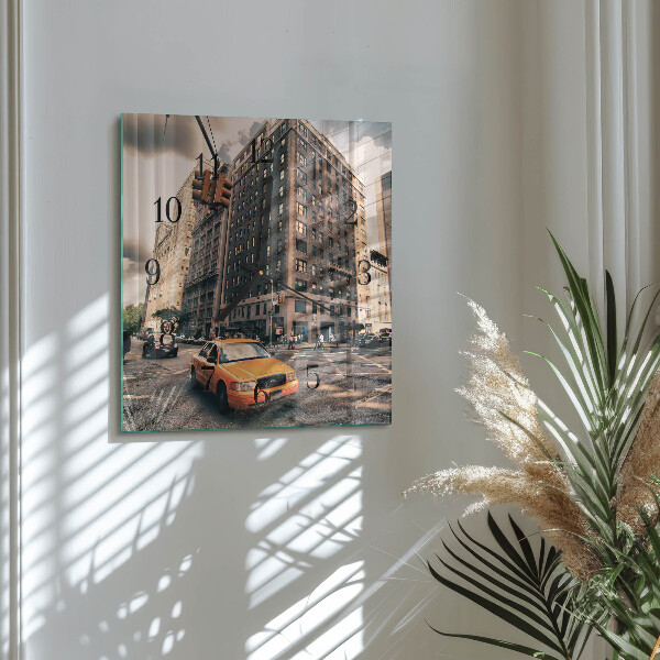 Reloj de vidrio Taxi