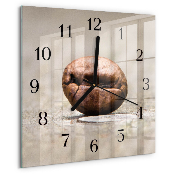 Reloj de vidrio Grano de café