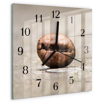 Reloj de vidrio Grano de café