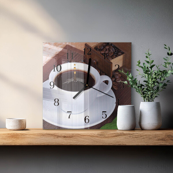 Reloj de vidrio Café