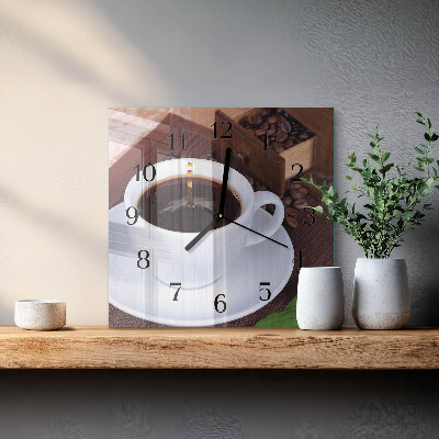 Reloj de vidrio Café