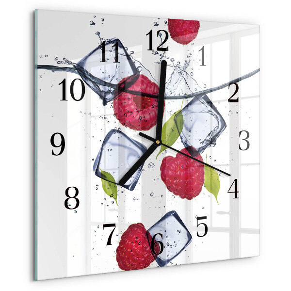 Reloj de vidrio Frambuesas