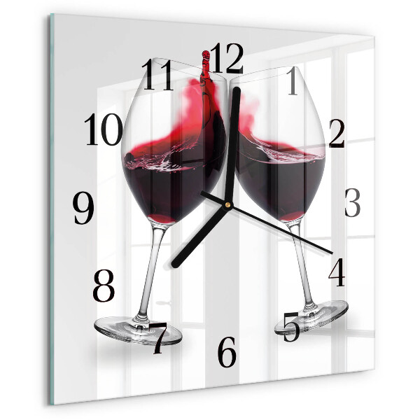 Reloj de vidrio Vino