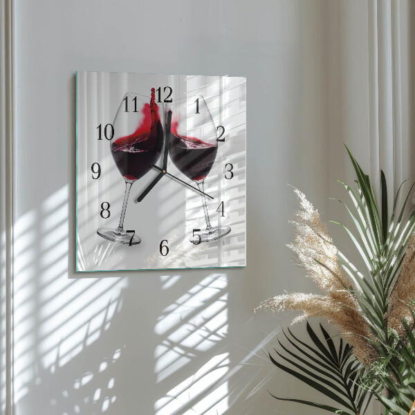 Reloj de vidrio Vino