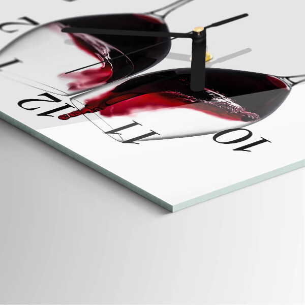 Reloj de vidrio Vino