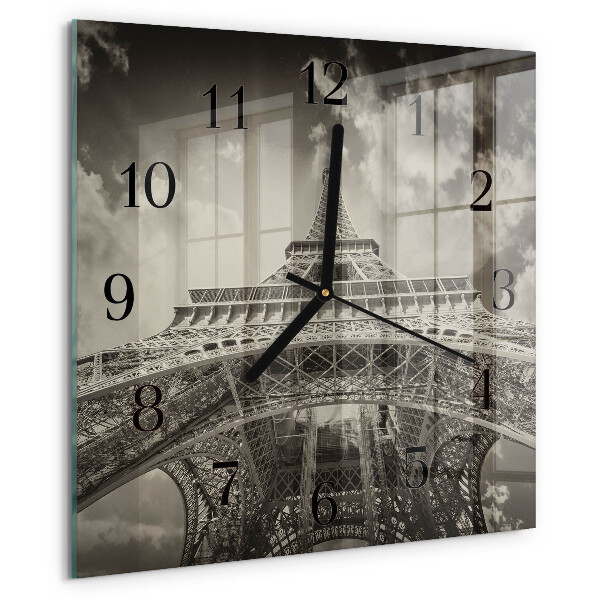 Reloj de vidrio Torre Eiffel