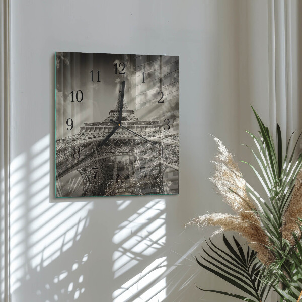 Reloj de vidrio Torre Eiffel