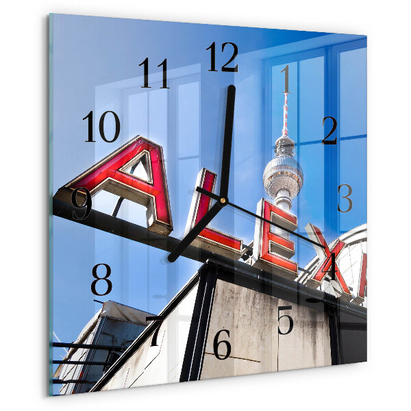 Reloj de vidrio Plaza de Alejandro