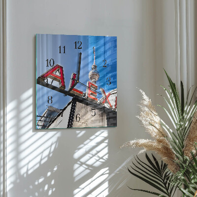 Reloj de vidrio Plaza de Alejandro