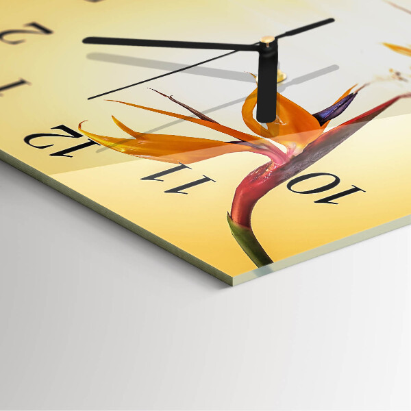Reloj de vidrio Flor