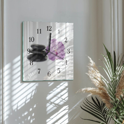 Reloj de vidrio Piedras