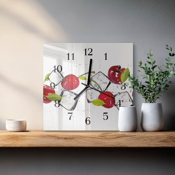 Reloj de vidrio Helado de cereza