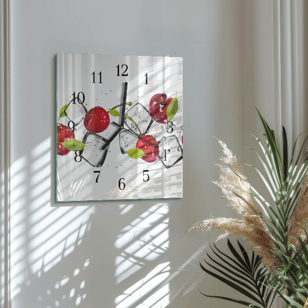 Reloj de vidrio Helado de cereza