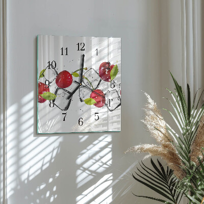 Reloj de vidrio Helado de cereza
