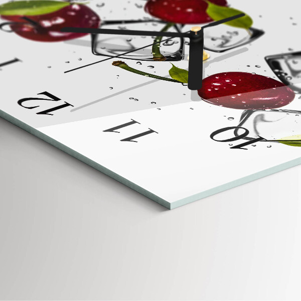 Reloj de vidrio Helado de cereza