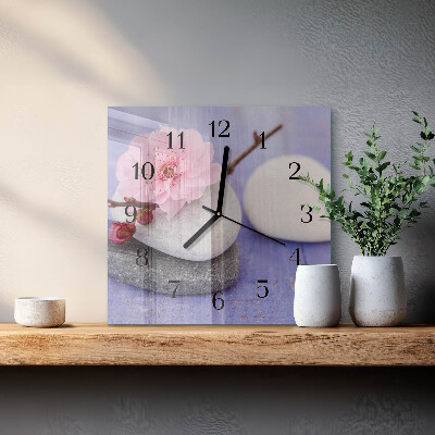 Reloj de vidrio Piedras