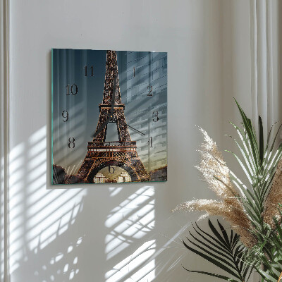 Reloj de vidrio Torre Eiffel