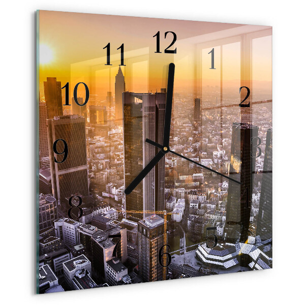 Reloj de vidrio Atardecer