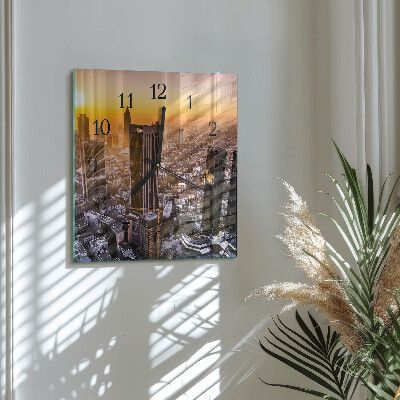 Reloj de vidrio Atardecer