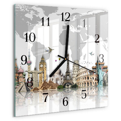 Reloj de vidrio Mundo