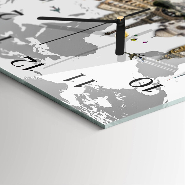Reloj de vidrio Mundo